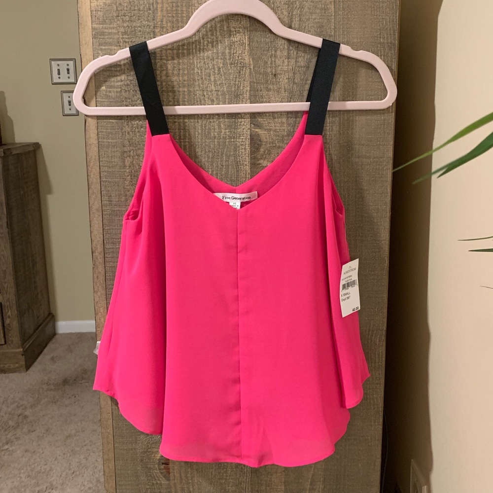 Tank top blouse swing top